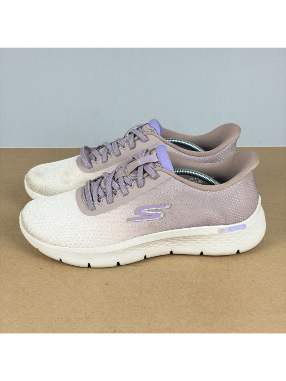 Skechers Slip-Ins Go Walk Flex Cheri Walking Shoes Womens 11 Taupe Lavender - Picture 10 of 10